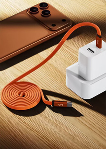 Cable de Datos Magnético USB-C a Tipo-C de 240W, Trenzado, Retráctil de 1m, Apto para Tablets/Teléfonos Móviles - Product Image 3