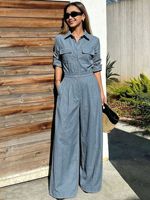 Vente en gros directe usine OEM & ODM – Nouvelle combinaison cargo à revers pour femme, collection automne
