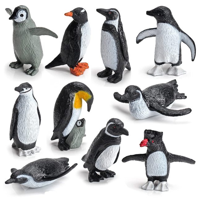 Penguin Bionic Model Toy Penguin Toy 11 Set Baby Early Education Cognitive Gift Safety Material