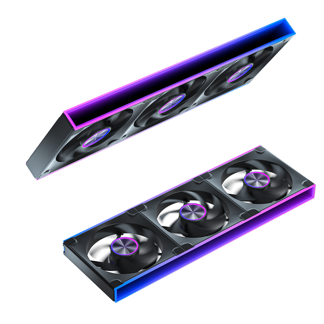 upHere ARGB 120mm PWM Quiet High Airflow Hydraulic Bearing Fan, Silent Low Noise PC Case Cooling Fan for Gaming Desktop Computer