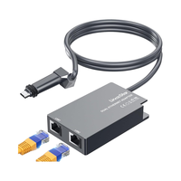 Adaptateur Ethernet Starlink Gen 2 de haute qualité, répartiteur RJ45 2 ports, vitesse 1 Gbps, concentrateur Internet satellite pour deux appareils