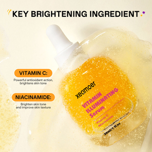 Suero Facial con Vitamina C, Antioxidante, Iluminador, Unifica el Tono <span class=keywords><strong>de</strong></span> Piel, para Piel Opaca, 30 ml, OEM ODM - Product Image 5