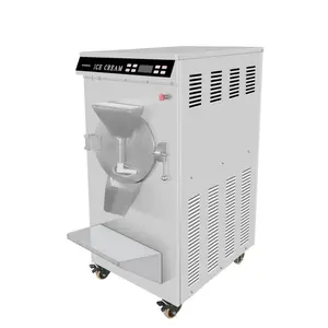 Yüksek kaliteli gıda sınıfı paslanmaz çelik vücut hacmi 0.33CBM 220v ticari dondurma makinesi