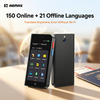 Dispositif de traduction intelligent REMAX AI avec écran 4,1 pouces, traduction vocale en temps réel dans 150 langues, traduction hors ligne, photo, ChatGPT, 240 jours d'autonomie en veille