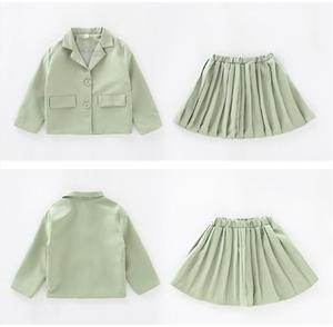 Ensembles assortis pour enfants : jupe courte coréenne pour écolière, veste et hauts de danse scolaire tendance - Product Image 5