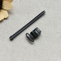 Boucle coulissante réglable à 2 positions pour jupe plissée JK, boucle de sangle en plastique, accessoires vestimentaires