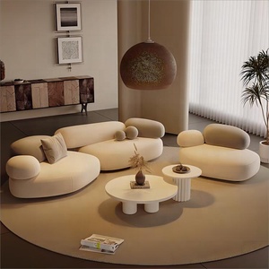Meubles de salon modernes italiens de haute qualité nouveau modèle rock Pebble Sofa modulaire - Product Image 3