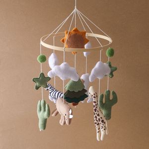 Nouvelle Arrivée Transfrontalière : <span class=keywords><strong>Mobile</strong></span> de Berceau pour Enfants Style Nordique, Thème Monde Solaire et Forestier, Design en Peluche Fait Main, Aucun Assemblage Requis, pour Bébé - Product Image 2