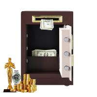 Coffre-fort ignifuge de luxe sur mesure de grande taille pour argent et bijoux, avec fente d'insertion, coffre-fort commercial en métal, serrure électronique et à clé