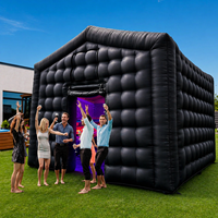 Structure gonflable pour adultes avec bar gonflable, qualité commerciale robuste pour les festivals de musique