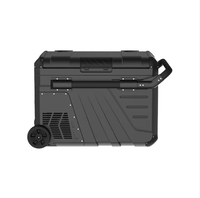 Glacière isotherme portable en plastique de grande capacité (35 L), résistante à l'eau, durable, avec roues, pour la pêche