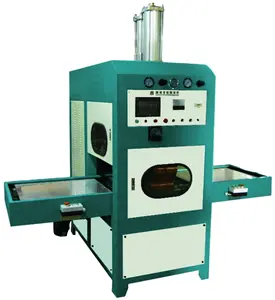 JINGSHUN Factory Supply 8KW 15KW Big Power Welding Cutting PP PVC ABS Automatic Turntable High Frequency Welding Machine