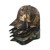Gorra deportiva de 6 paneles al por mayor gorra de béisbol de camuflaje con logotipo personalizado gorra de camuflaje para actividades de caza para hombres y mujeres