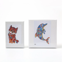 Nouveau puzzle en bois éducatif 2D imprimé en offset 4 couleurs CMJN, les trois ours, pour les enfants de 2 à 4 ans, jouets personnalisés