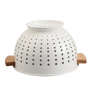 Wide Rim Base Holds the Colander Above the Floor of the Sink and Provides Stability Colander - Product Image 5