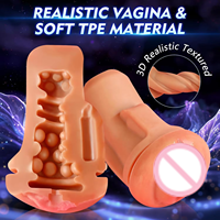 Jinba Teleskopischer Automatischer Vibrations-Masturbator mit Saugfunktion für Männer, USB-Aufladbar