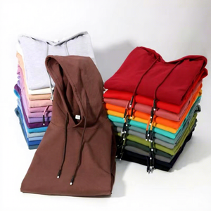 Sudaderas con Capucha para Hombre, Color Sólido, Tejido de Algodón, Estilo Casual, Corte Regular, para Otoño - Product Image 3