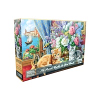 Puzzles en carton gris personnalisés, 1000 pièces, jouet éducatif DIY, soulagement du stress, coins carrés, logo personnalisé