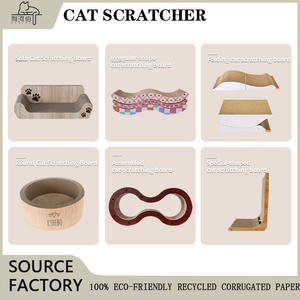 Griffoir vertical combinable de luxe pour chat, en forme de L, avec balles de jeu intégrées pour chat, pour la protection des murs et des canapés (papier) - Product Image 4