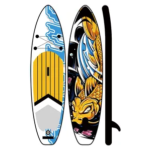 Winnovate2101 nuovo Design gonfiabile paddle board con pinne yoga stand up paddle board sup board per gli sport acquatici