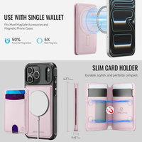 Étui portefeuille fin CaseMe pour iPhone 17 Pro Max, étui pour homme, blocage RFID, porte-cartes de crédit pour iPhone 17 Pro Max 16 15 14 13 12 11