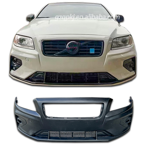 Pour 2007-2015 <span class=keywords><strong>Volvo</strong></span> S80L kit carrosserie <span class=keywords><strong>Volvo</strong></span> S80L ancienne mise à niveau nouvelle calandre de pare-chocs avant lèvre avant - Product Image 1