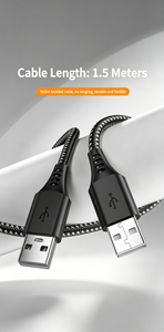 Cable USB Plextone para Grabación, Conector Metálico con Cable para Transferencia de Datos y Carga - Product Image 2