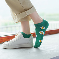Chaussettes à la cheville Chaussettes de bateau mignonnes en coton à bouche peu profonde pour femmes et hommes