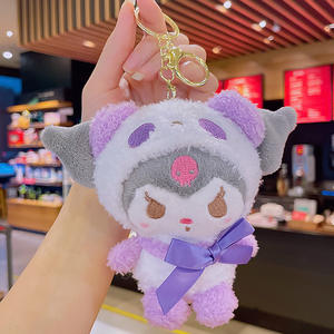 Kawaii Sa Nrio porte-clés peluche 5in mignon Anime peluche poupée pendentif cadeau doux Kromi mon <span class=keywords><strong>Melo</strong></span> Kitty jouets en peluche - Product Image 2