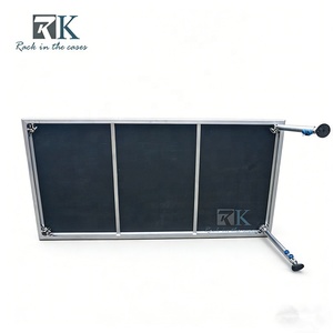 Escenario de Plataforma Desmontable con Cuatro Patas, Estructura de Aluminio Estable y Firme - Product Image 1