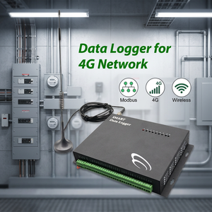 เครื่องมือวัดสัญญาณอิเล็กทรอนิคส์เครือข่าย4G Modbus TCP แบบไร้สาย RS485อุตสาหกรรม - Product Image 1