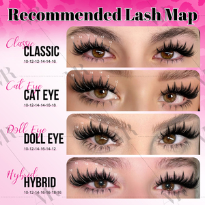 US Local Stock 100D Spikes Cluster <strong>Lashes</strong> Natural Look <strong>Volume</strong> 232Pcs 10-18mm <strong>Lash</strong> Cluster Kit with Bottom <strong>Lash</strong> - Product Image 6