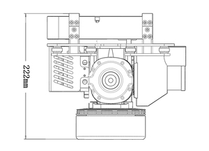 Générateur hybride F6000W V2.0, groupe motopropulseur haute puissance, <span class=keywords><strong>moteur</strong></span> ZLD pour UAV agricole, <span class=keywords><strong>parachute</strong></span> motorisé, UAV robuste à longue autonomie - Product Image 6