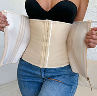Faja colombiana de látex para mujer al por mayor, moldeadora de cintura, soporte de espalda, control de abdomen y cinturón adelgazante