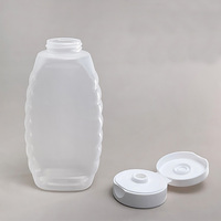 Bouteille vide souple en PE pour sauce BBQ style coréen 400g 12oz, bouteilles en plastique souples pour remplissage à chaud de ketchup et condiments avec bouchon à clapet