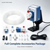 Pompe doseuse électromagnétique à diaphragme électrique automatique basse pression pour l'industrie alimentaire et des boissons, contrôleur de dosage de chlore PHL