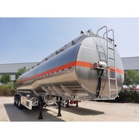Nouvelle semi-remorque citerne à carburant/eau en alliage d'aluminium 6x4 pour le transport de liquides
