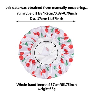 Bonnets de nuit <span class=keywords><strong>en</strong></span> <span class=keywords><strong>satin</strong></span> de soie à une seule couche avec logo personnalisé SOLPOP pour la protection des <span class=keywords><strong>cheveux</strong></span> des femmes - Product Image 4