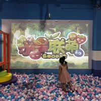 Projecteur de balles magiques interactif d'intérieur, jeu mural 3D immersif et amusant pour enfants, équipement de parc d'attractions, maison de jeu, jardin, PVC