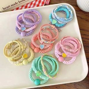5 Cute Korean-Style <strong>Hair</strong> Ties for <strong>Girls</strong> Sweet Ponytail <strong>Hair</strong> <strong>Accessories</strong> Good-Looking <strong>Hair</strong> Rope Set for Little <strong>Girls</strong> - Product Image 2