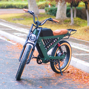 Bicicleta Eléctrica <span class=keywords><strong>de</strong></span> <span class=keywords><strong>Montaña</strong></span> Estilo Cafe Racer <span class=keywords><strong>de</strong></span> Moda, Llanta Gruesa <span class=keywords><strong>de</strong></span> 24 Pulgadas, Motor sin Escobillas <span class=keywords><strong>de</strong></span> Litio <span class=keywords><strong>de</strong></span> 6 Velocidades, Bicicleta Eléctrica Asistida para Adultos - Product Image 6