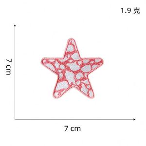 Parches Termoadhesivos Bordados Estilo Rosa: Llama, Estrella, Pantera Rosa para Decoración de Ropa y Bolsos - Product Image 6