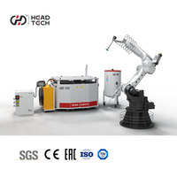 HEAD Machine de découpe au jet d'eau robotique CNC de haute précision à 6 axes entièrement personnalisée