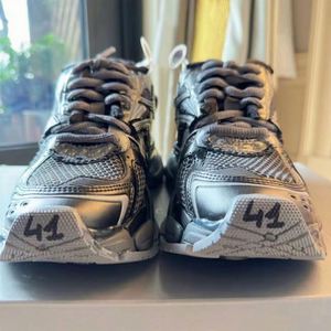 Luxury Fashion Trend Breathable Lace-up Soft Soled Cushioned Running <b>Shoes</b> Mesh Fabric Lightweight Sneakers Balenciages - Product Image 6