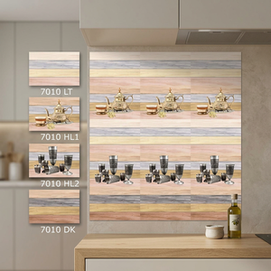 Azulejos de Pared Cerámicos Esmaltados con Nuevo Diseño, Resistentes al Fuego, Impermeables, Bajo Precio, Varios Tamaños 250x375mm, Acabado Brillante, para Baño y Cocina - Product Image 5