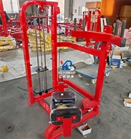 YG FITNESS YG-8021 Appareil de rotation du tronc en acier robuste pour salle de sport commerciale avec pile de poids de 70 kg