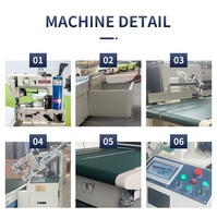 Machine à bordure de matelas entièrement automatique Seanoel avec tête de couture à point de chaînette pour l'industrie du linge de lit