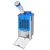 Climatiseur portable tout-en-un 12000 BTU 1 tonne à refroidissement rapide avec compresseur, sur pied, certifié CE pour usine de fabrication