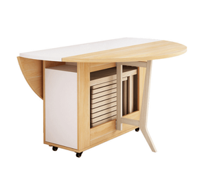 Mesa de Comedor de Madera Moderna, Simple y Práctica para Sala de Estar - Product Image 4