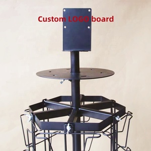 Cửa hàng tùy chỉnh bán lẻ Quà Tặng Thiệp chơi thẻ bưu thiếp Áp phích Lưu ý cuốn sách tờ rơi tờ rơi kim loại dây xoay màn hình đứng giá - Product Image 3